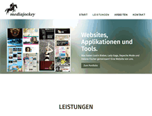 Tablet Screenshot of mediajockey.de